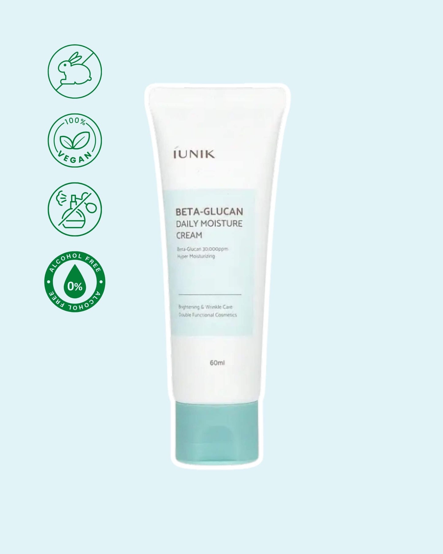 iUNIK Beta-Glucan Daily Moisture Cream 60ml
